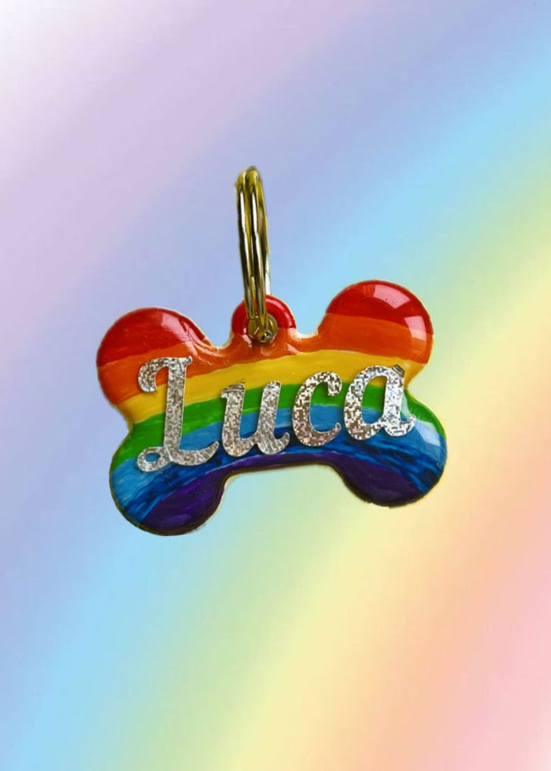 Chapita identificativa 'RAINBOW'