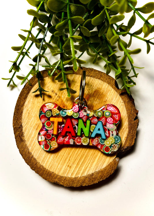 Chapita identificativa 'TUTTI FRUTTI'