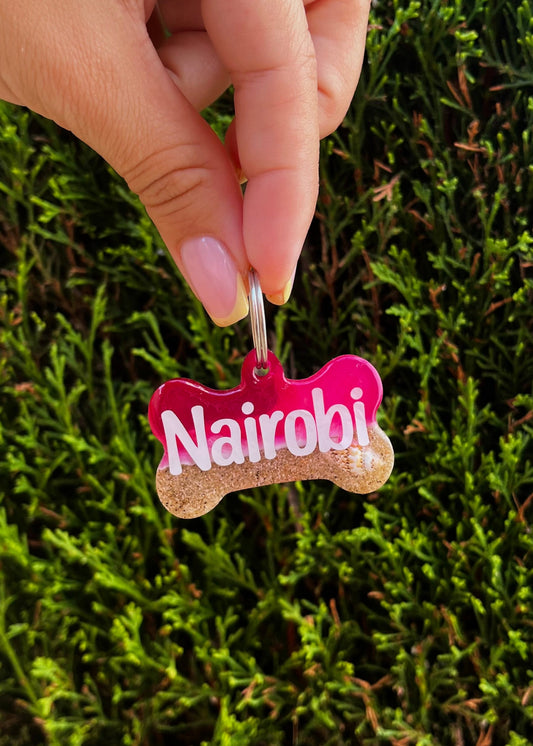 Chapita identificativa 'CORAL PINK'