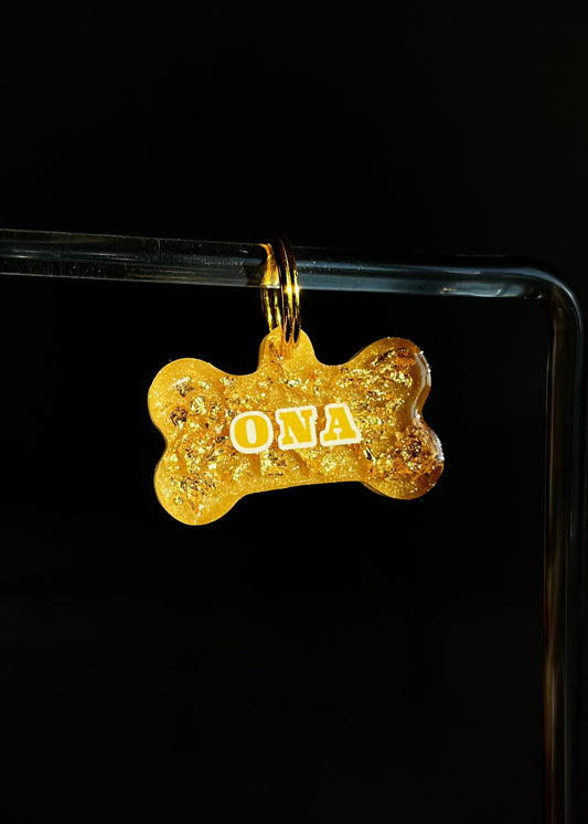 Chapita identificativa 'GOLDEN DUST'