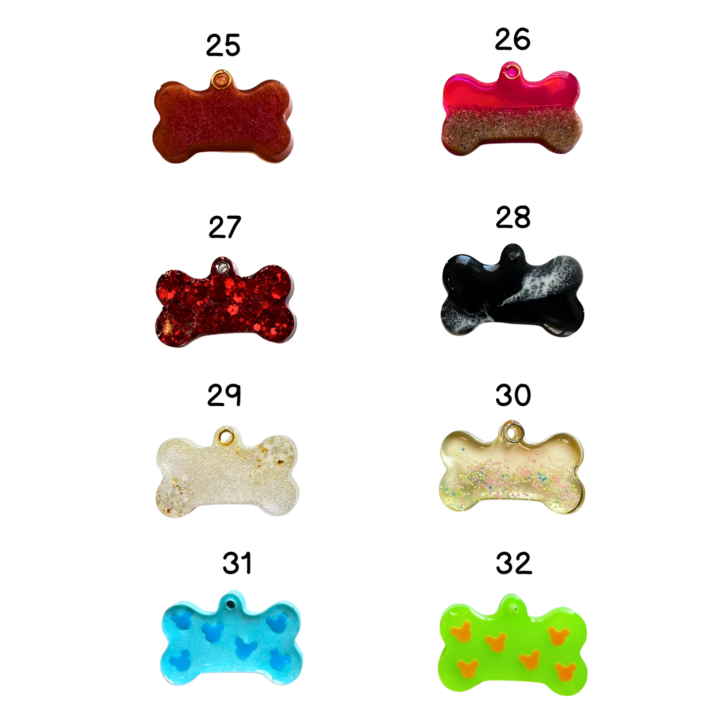 Chapitas identificativas estampadas TAMAÑO XS
