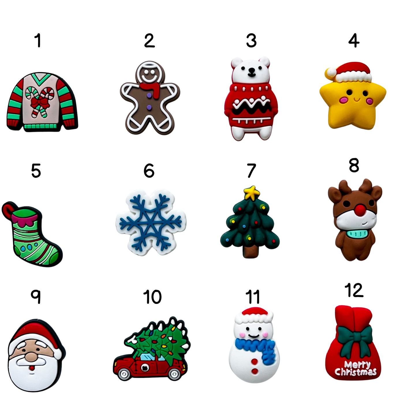 Pines para collar antiparasitario - Navidad