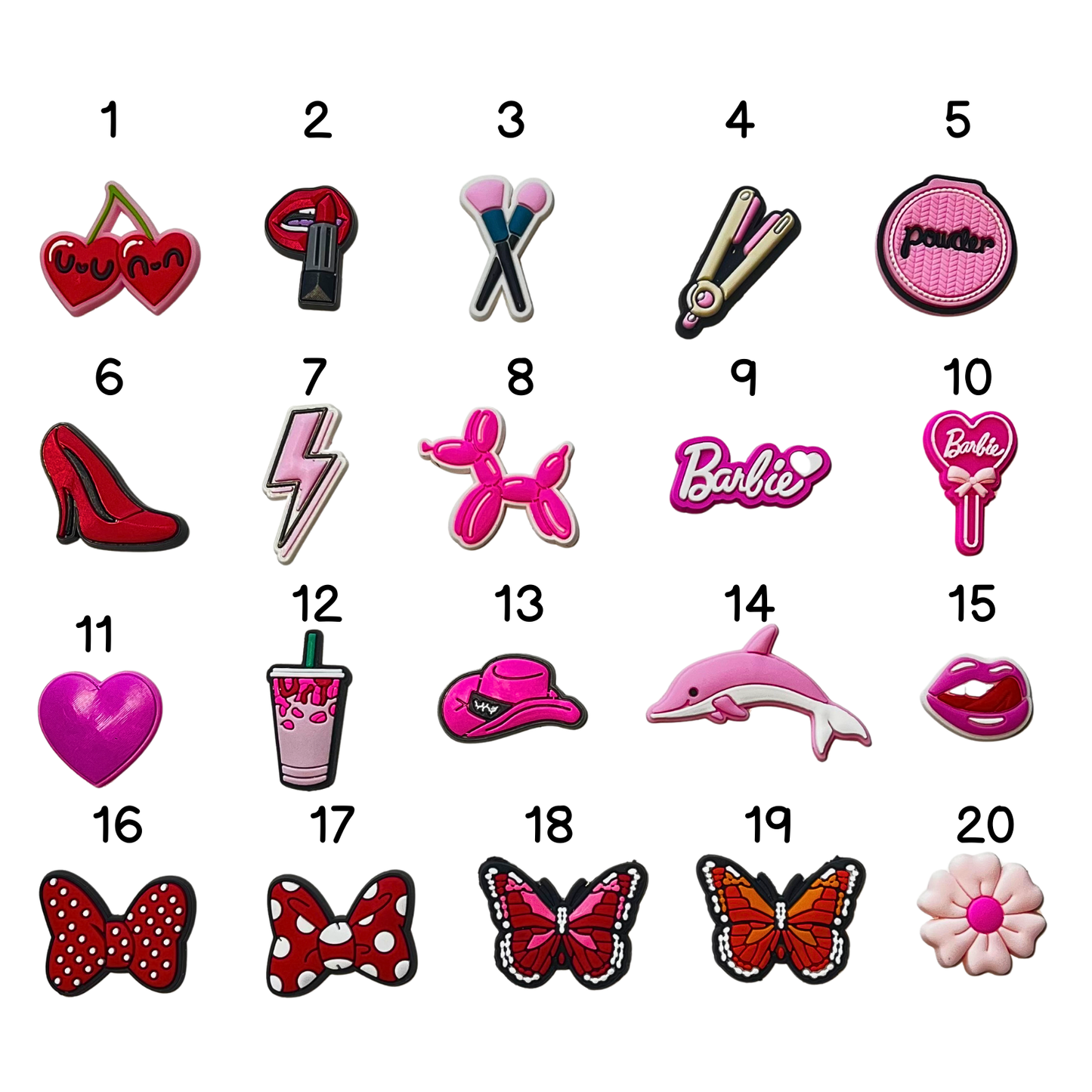 Pines para collar antiparasitario - Sweet Pink