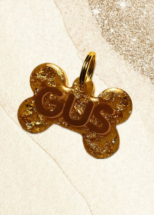 Chapita identificativa 'GOLDEN DUST'