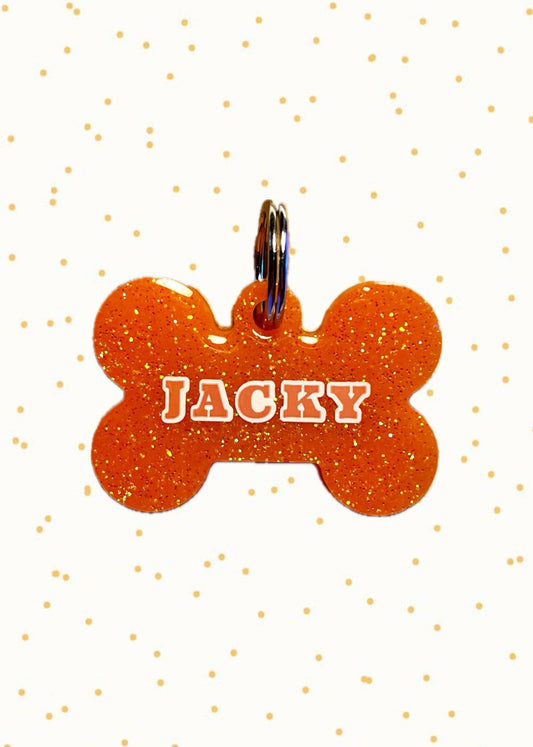 Chapita identificativa 'GLITTER'