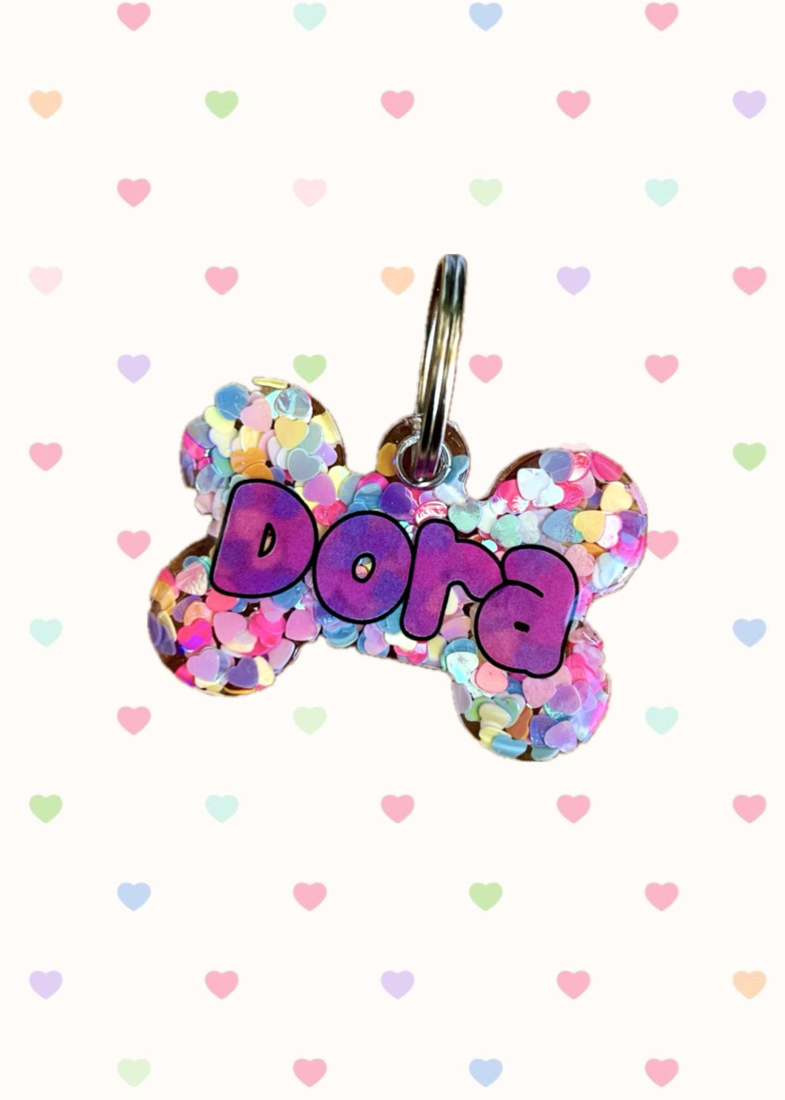 Chapita identificativa 'TWINKLE HEARTS'