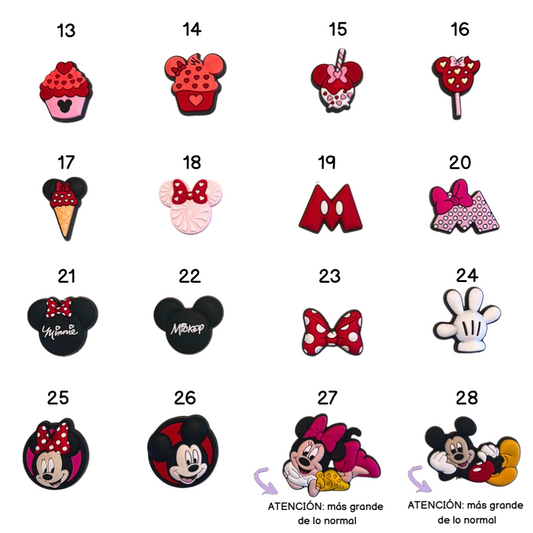 Pines para collar antiparasitario - Mickey Mouse