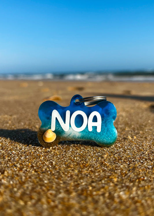 Chapita identificativa 'BEACH VIBES'