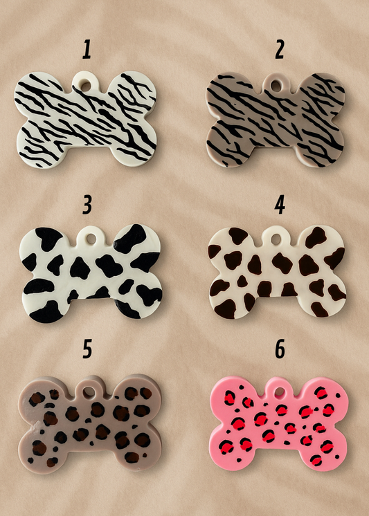 Chapita identificativa 'ANIMAL PRINT'